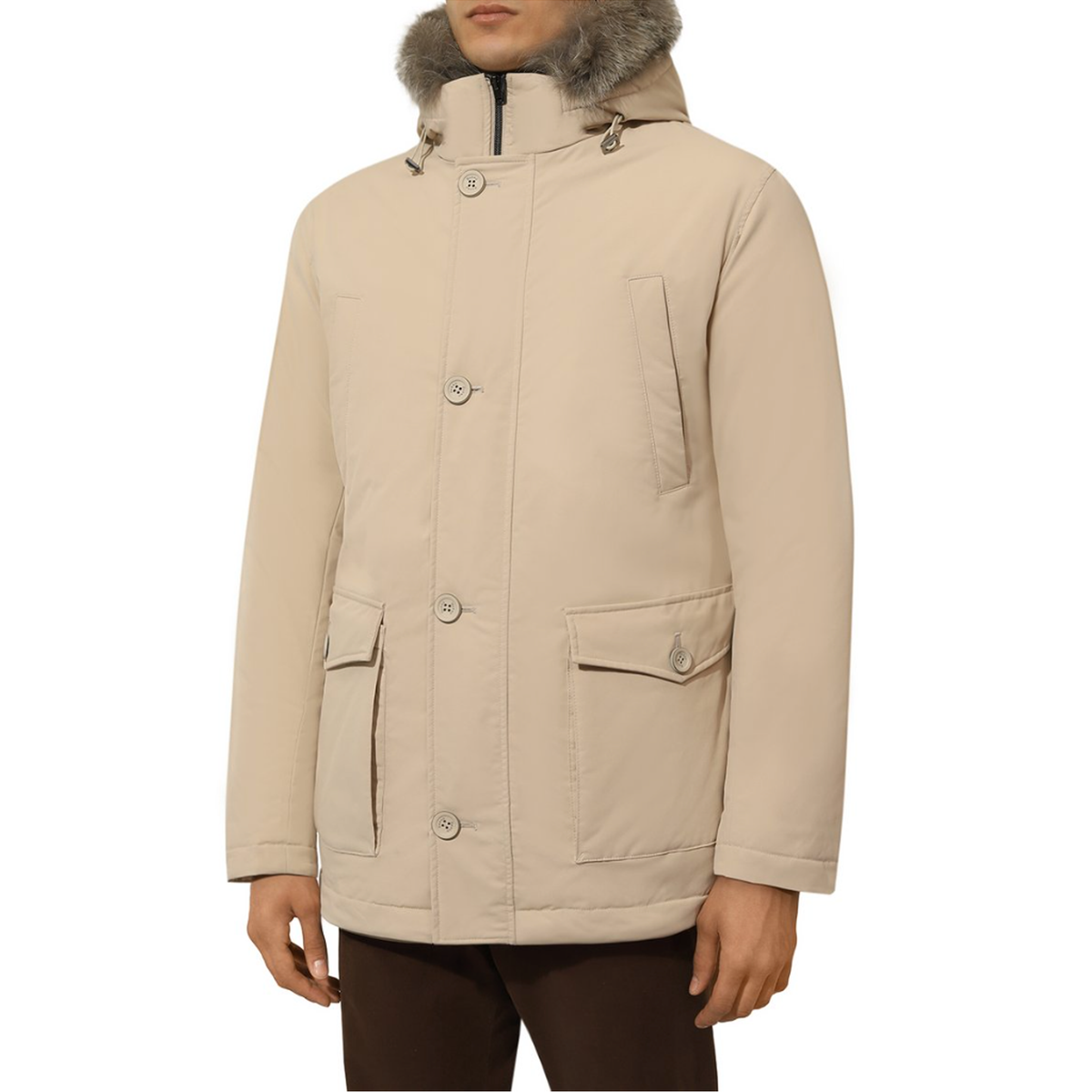 Herno Men Down Jacket Beige
