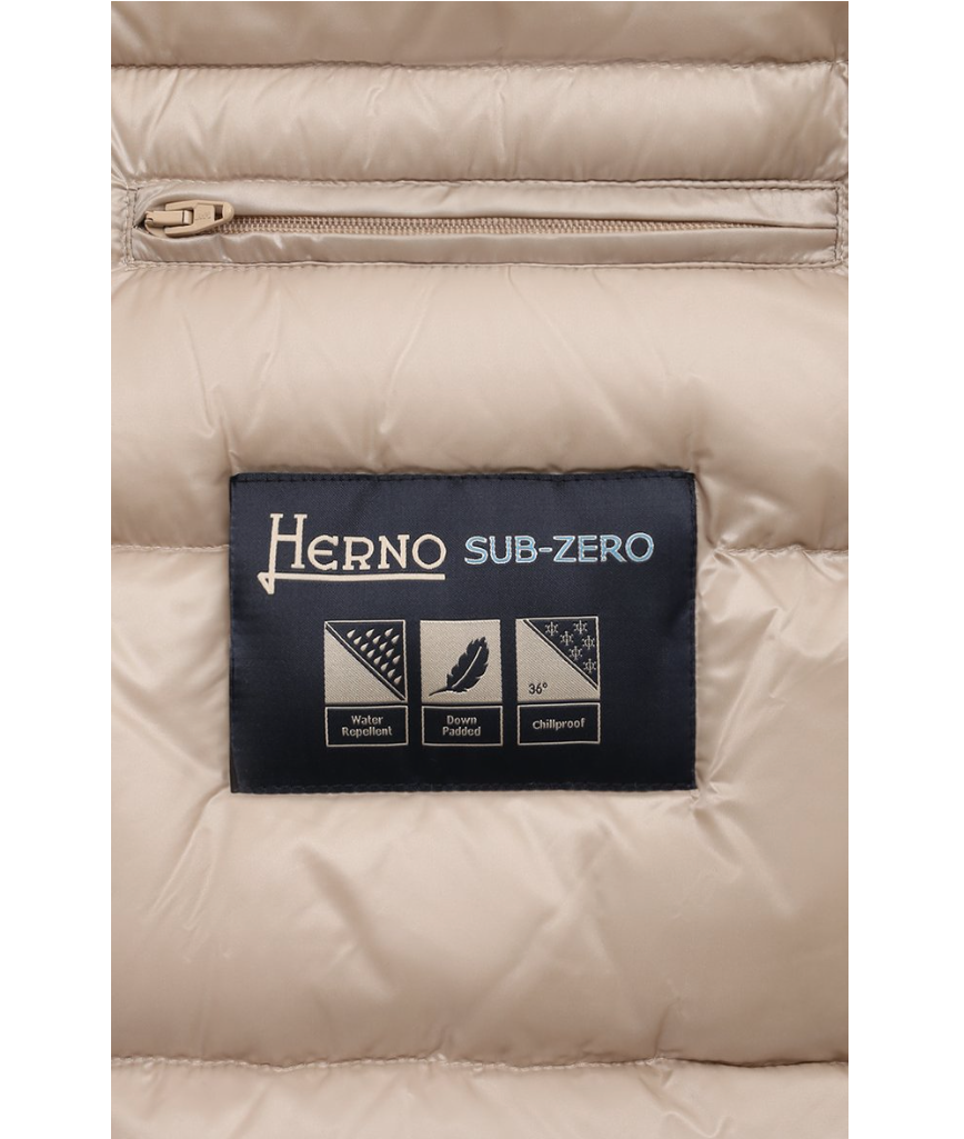 Herno Men Down Jacket Beige