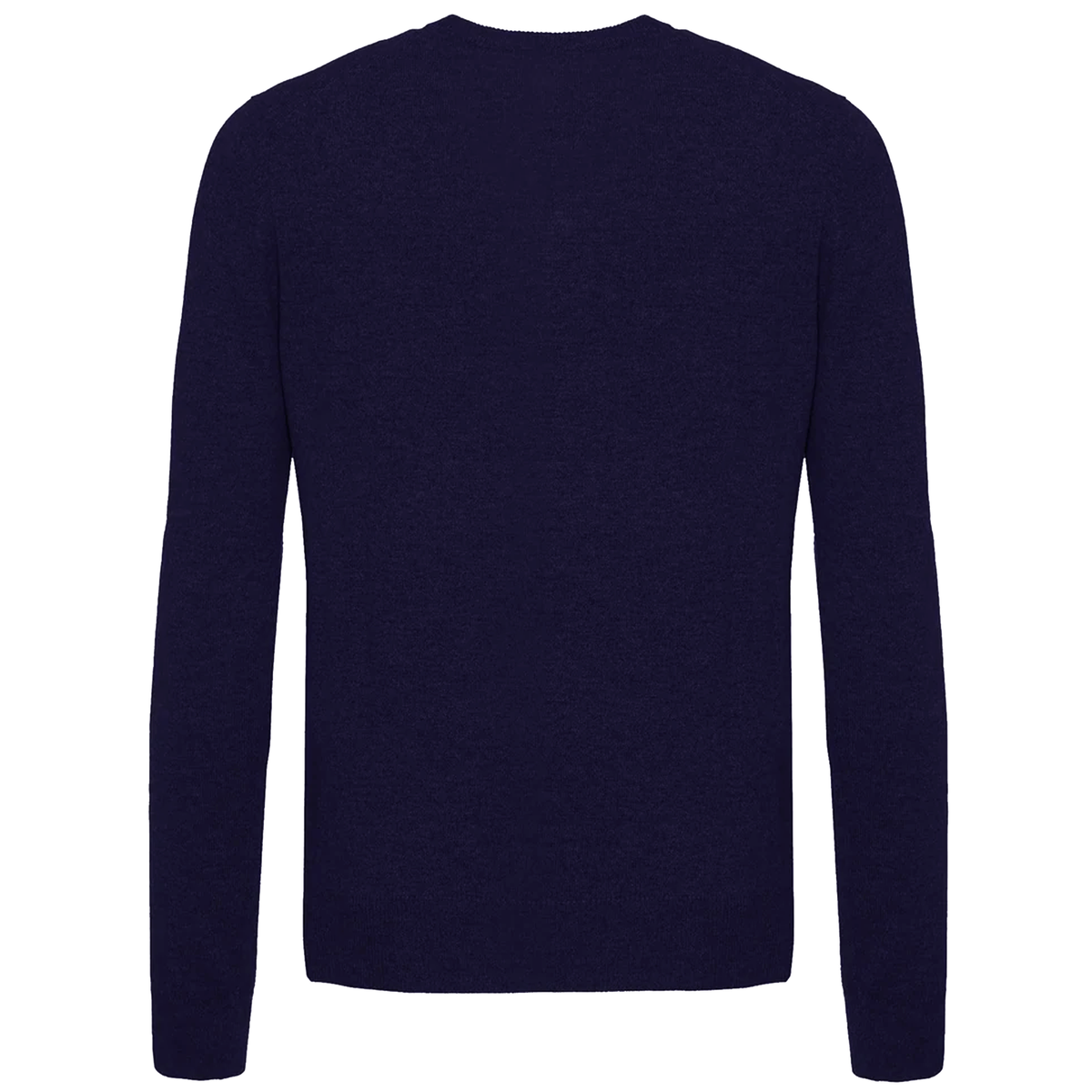 Malo Men Crew Neck Blend Cashmere Navy Sweaters Blue