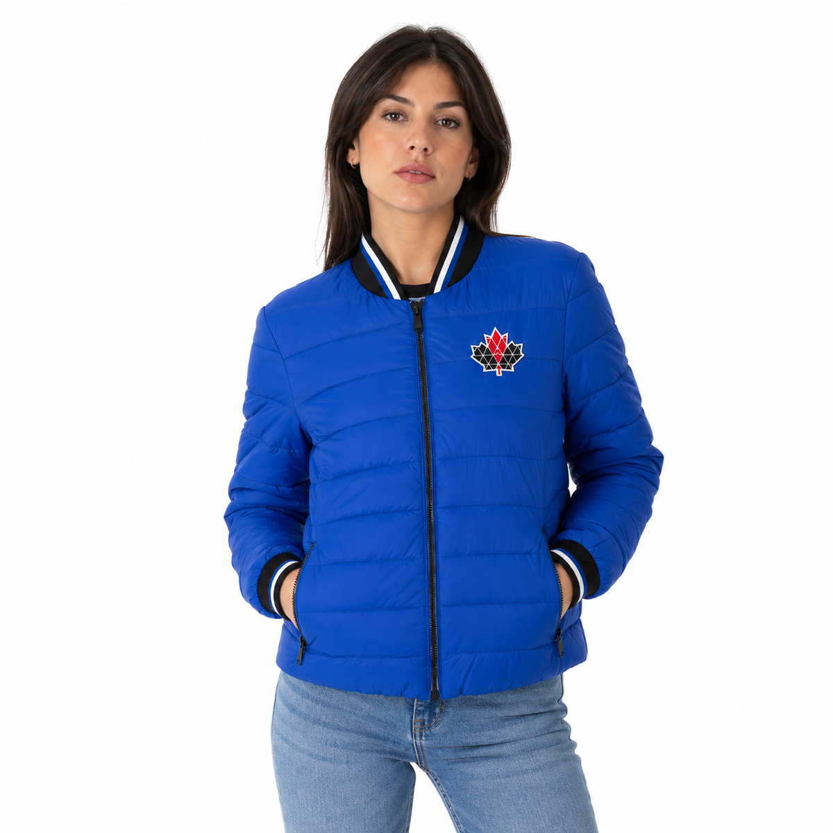 Moose knuckles Women Down Jacket LDS Blue