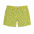 MC2 Saint Barth Men Swimsuit Lighting Micro Patterned Yellow