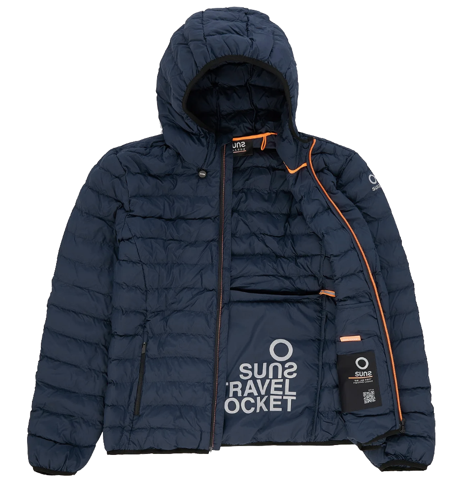 Suns Men Bape Travel Jackets Blue