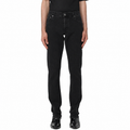 Victory Gate Men Denim Slim Jeans Black