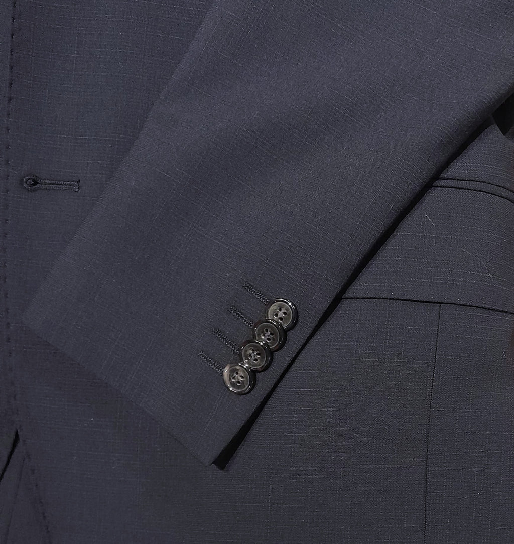 Ermenegildo Zegna Fabric Men Suit Wool Scuro Blue