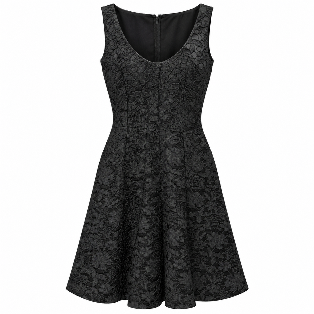 Dolce & Gabbana Women Dress Short Ricamato Black