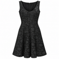 Dolce & Gabbana Women Dress Short Ricamato Black