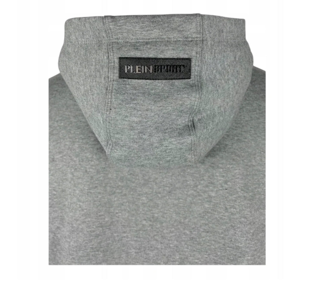 Plein Sport Man Hooded Sweatshirt Grey