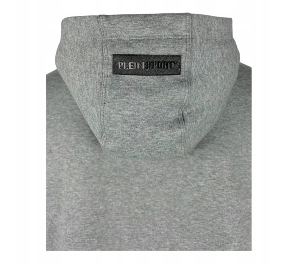 Plein Sport Man Hooded Sweatshirt Grey