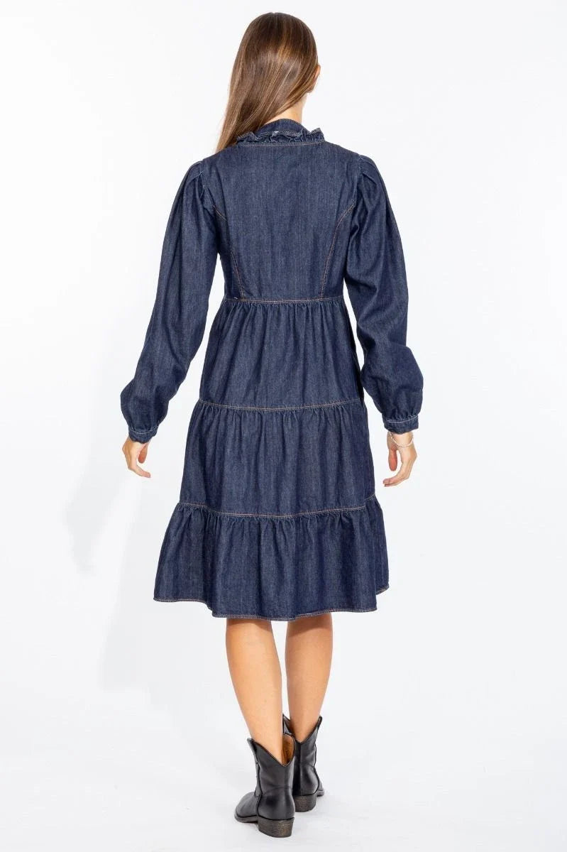 Love Moschino Dress Blue Woman