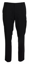 Dolce & Gabbana Grey Stretch Formal Trousers