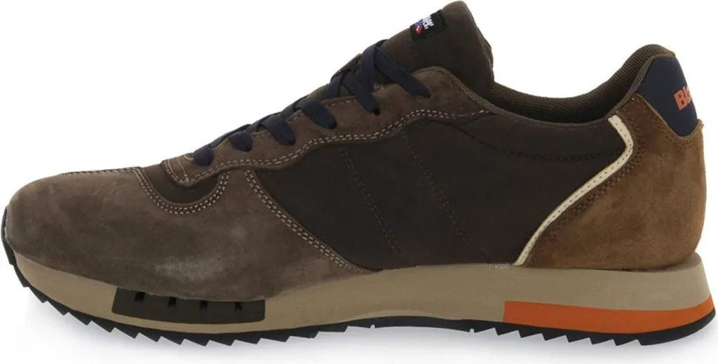 Blauer Men's Sneakers F3QUEENS01/WAX Military/Brown