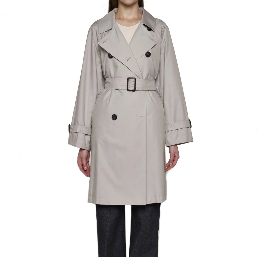 Max Mara The Cube Blend Cotton Trench Coat