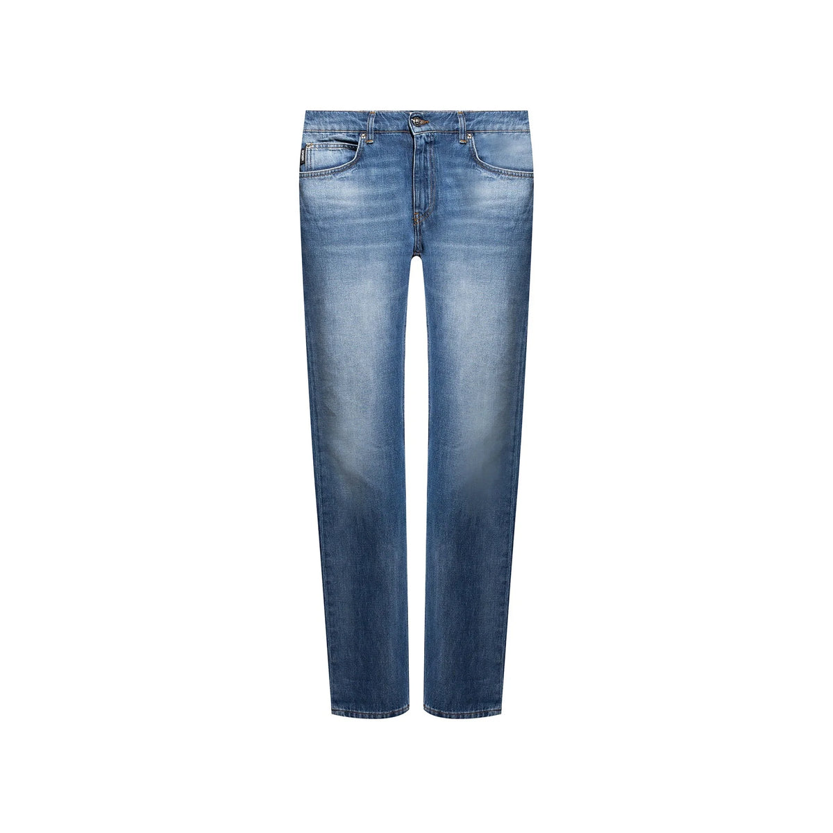 Versace Cotton Logo Denim Jeans