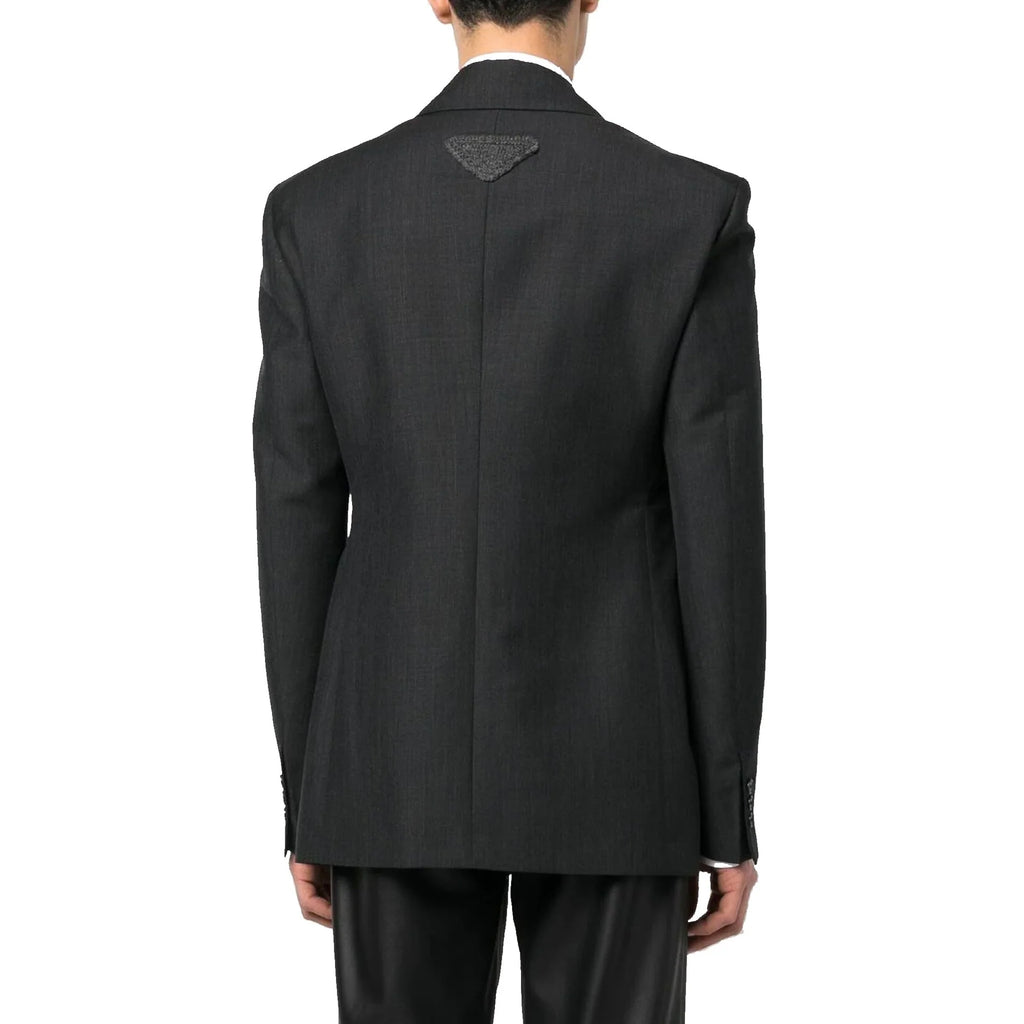Prada Double-Breasted Wool Jacket