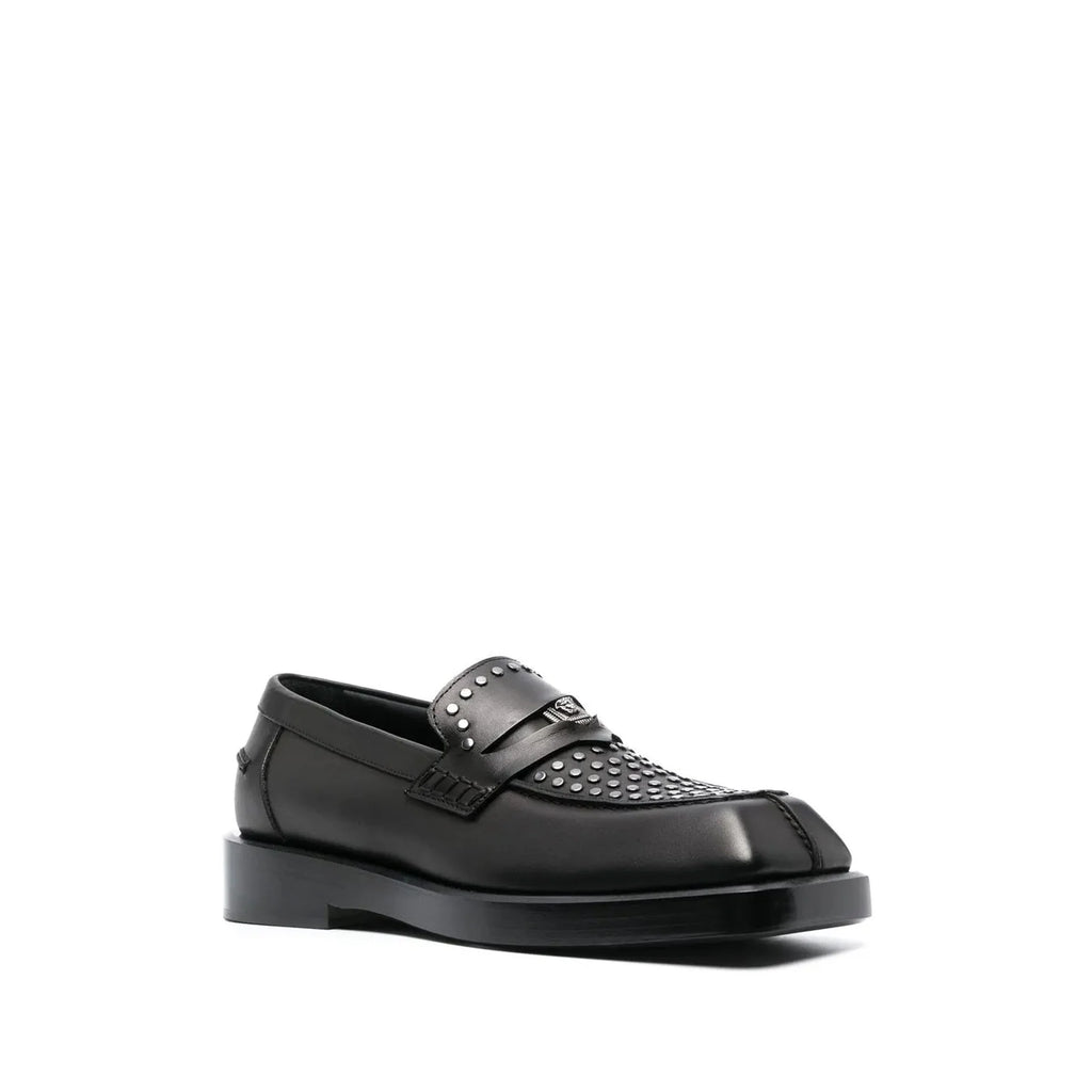 Versace Medusa Leather Loafers