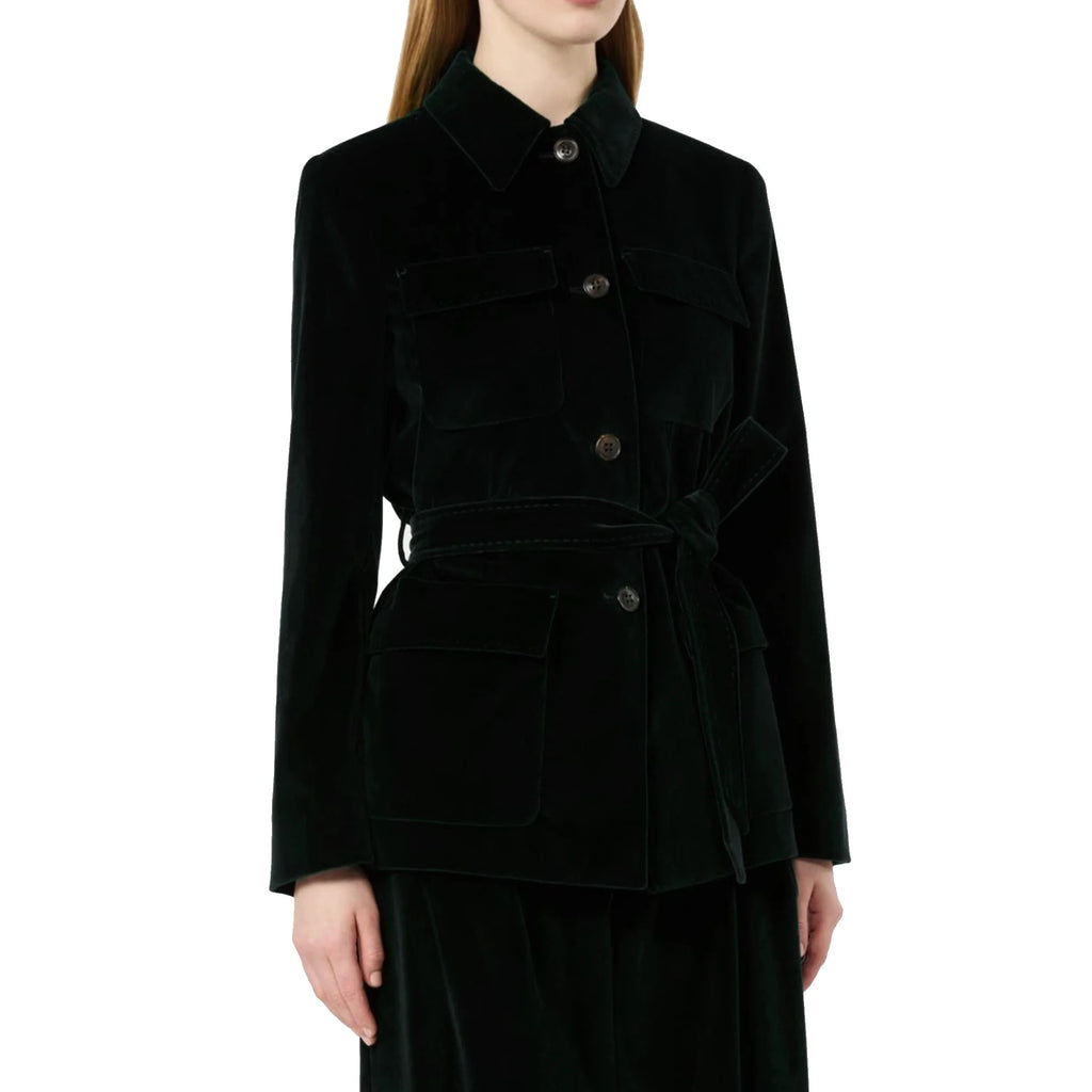 Max Mara Studio Velvet Crusca Jacket
