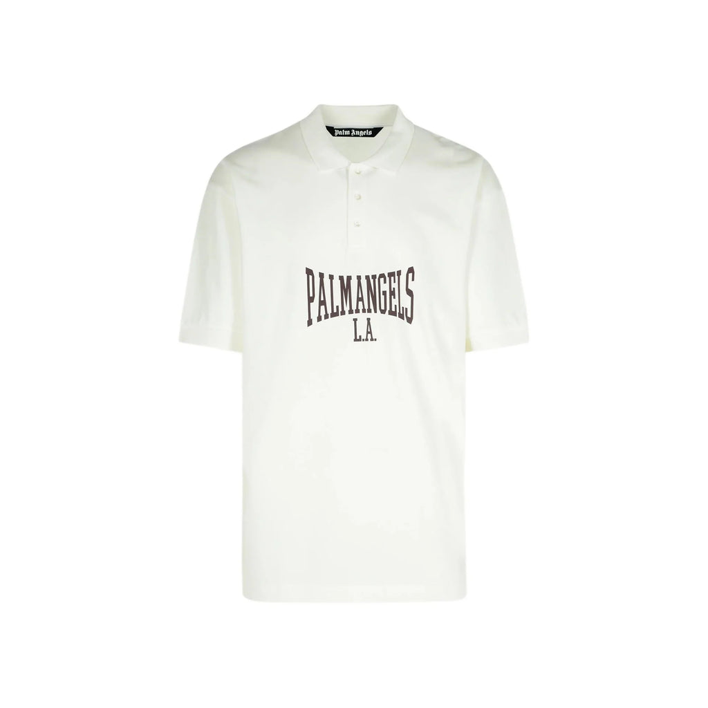 Palm Angels College Logo Polo