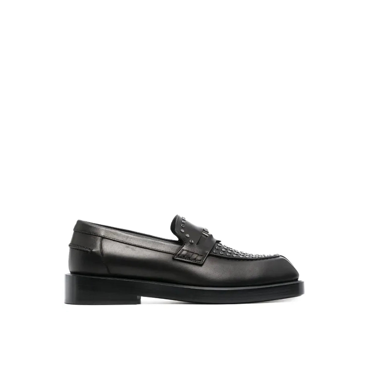 Versace Medusa Leather Loafers