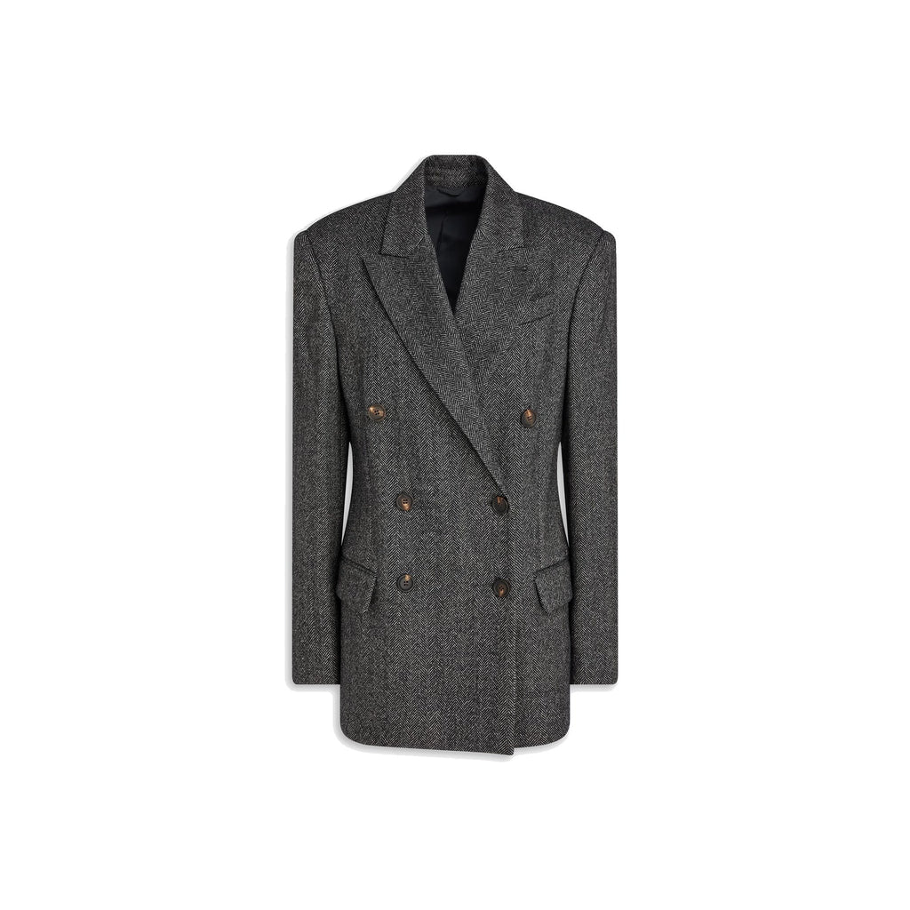 Brunello Cucinelli Herringbone Wool Blazer