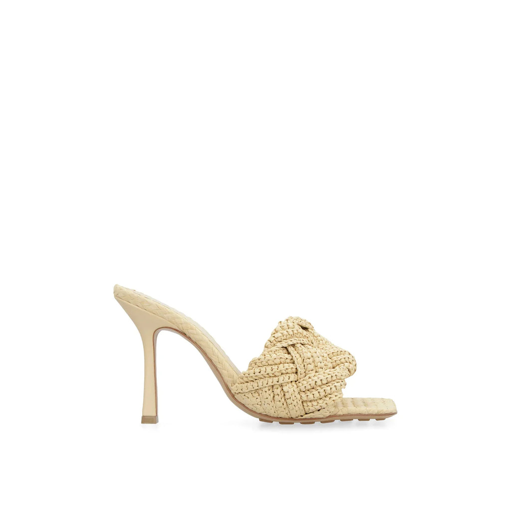 Bottega Veneta Lido Raffia Mules