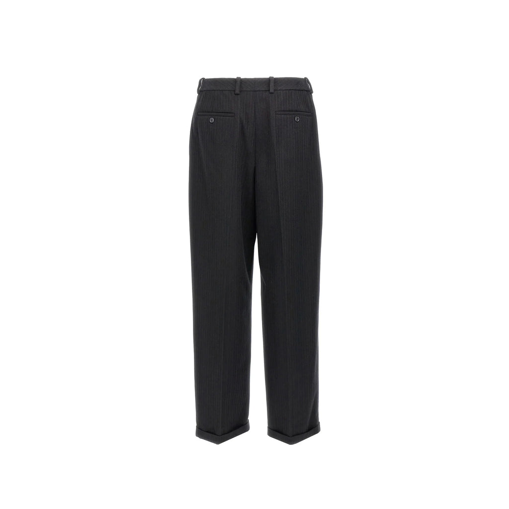 Saint Laurent Cashmere And Wool Flannel 90'S Striped Pants