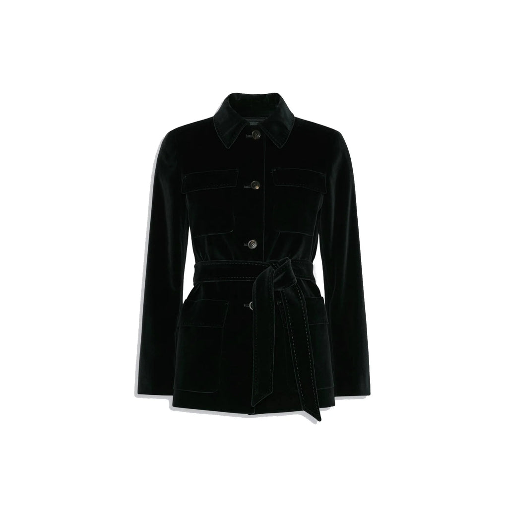 Max Mara Studio Velvet Crusca Jacket