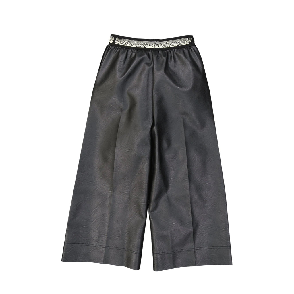 Stella Mccartney Cropped Leather Effect Pants