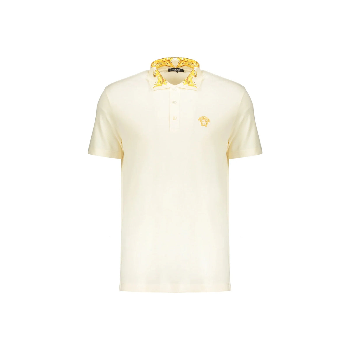 Versace Contrast Collar Polo