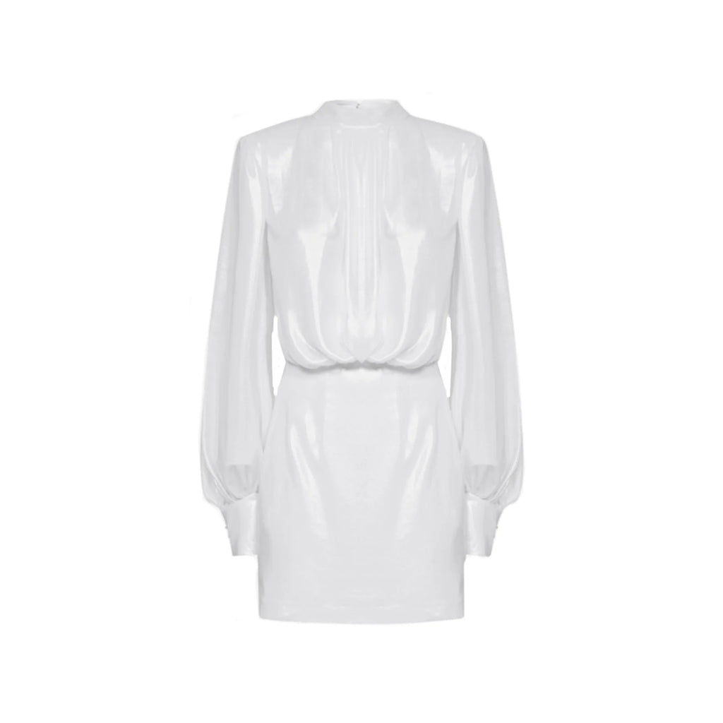 Blanca Vita Abelia Laminated Mini Dress