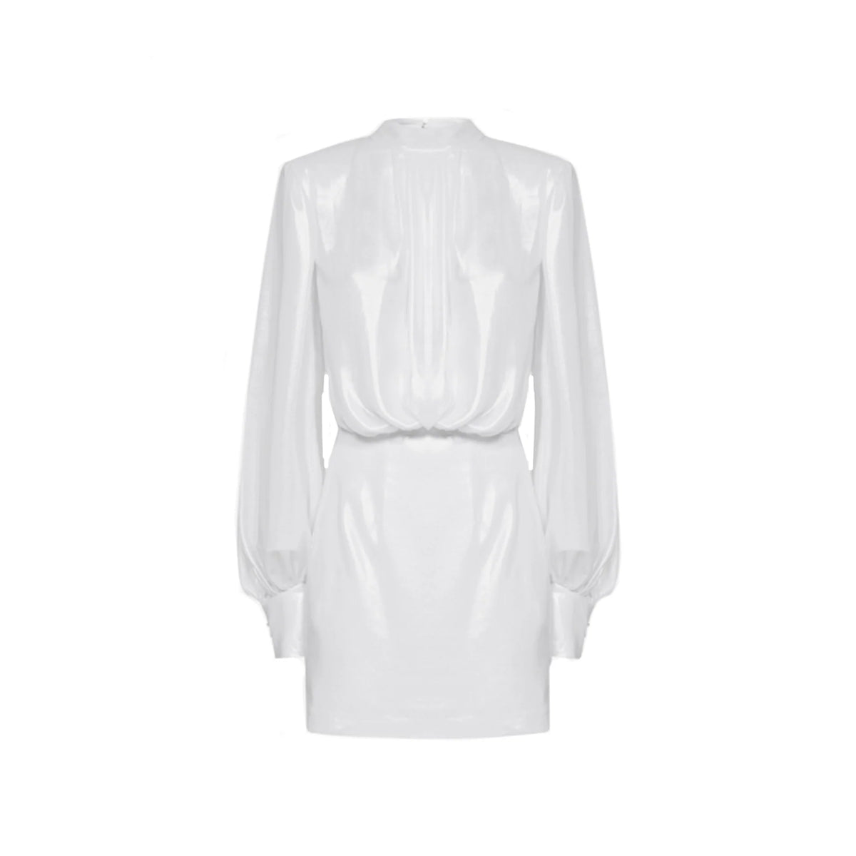 Blanca Vita Abelia Laminated Mini Dress