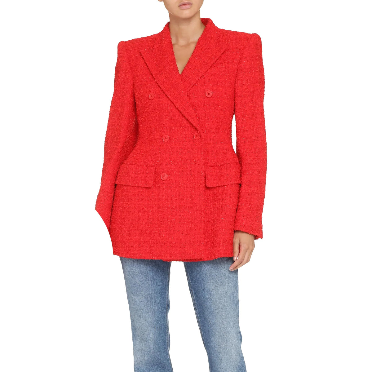Balenciaga Tweed Blazer Jacket