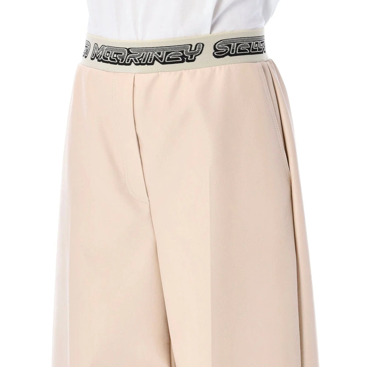 Stella Mccartney Cropped Logo Pants