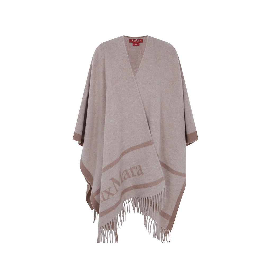 Max Mara Studio Pirania Wool Cape