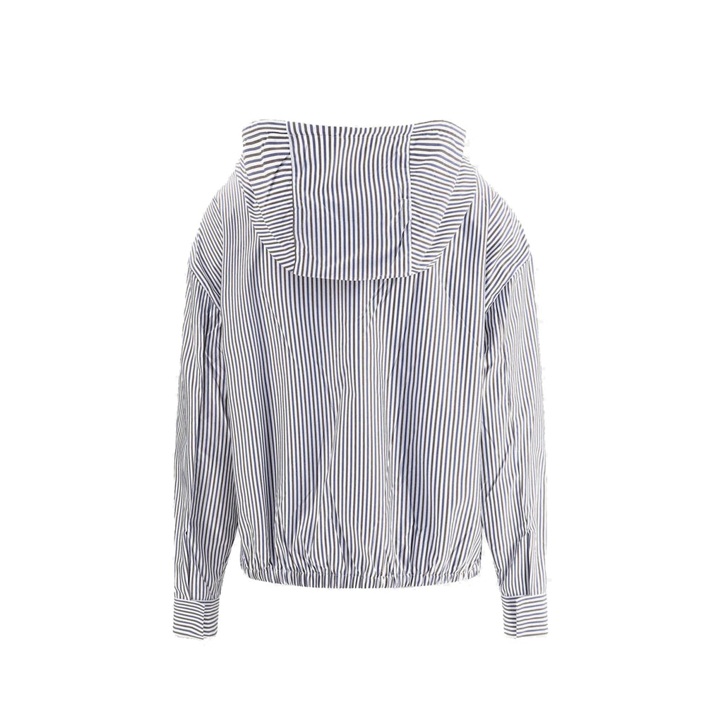 Prada Striped hooded Jacket