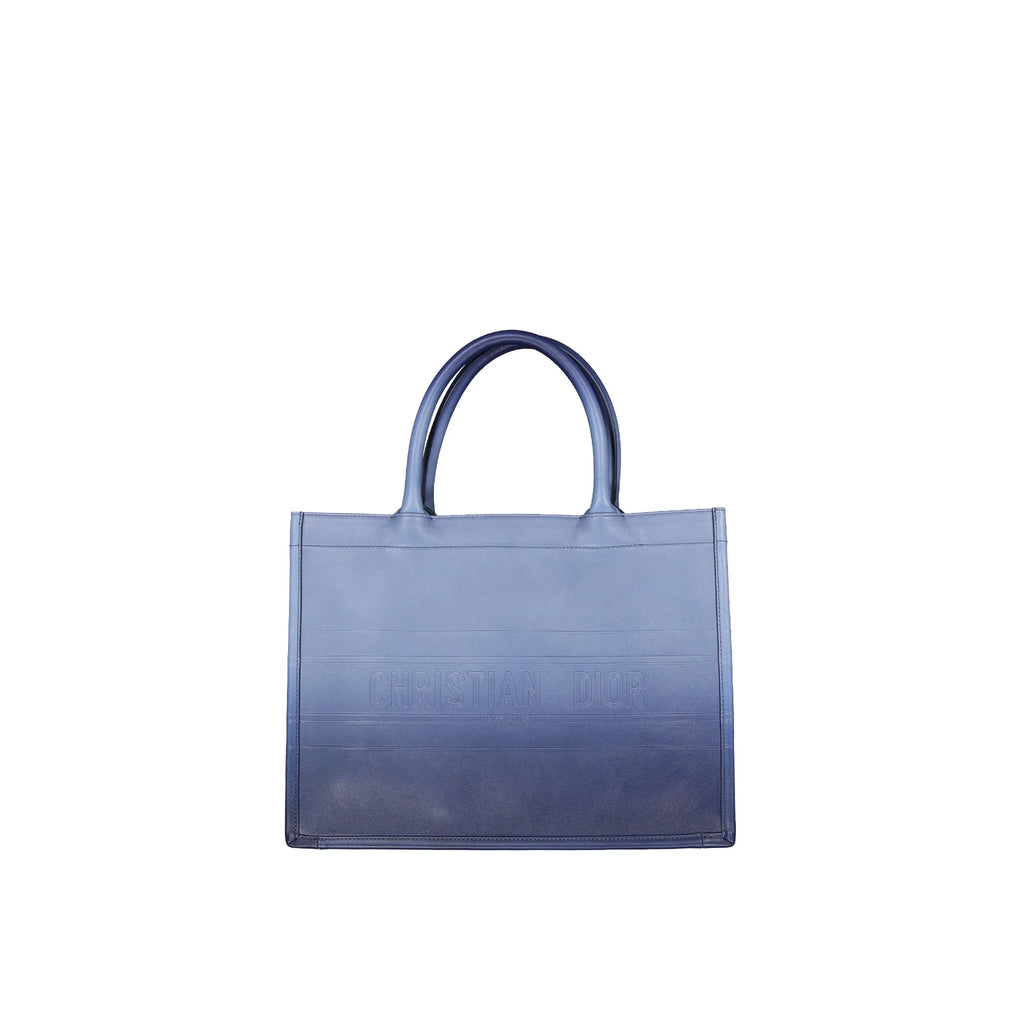 Christian Dior Leather Medium Book Tote Bag