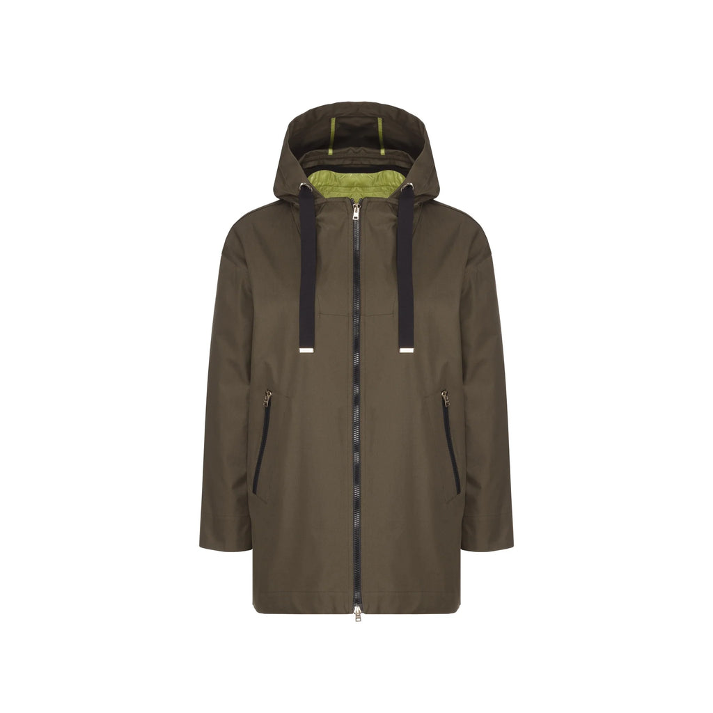 Herno Ruffled Flared Coat