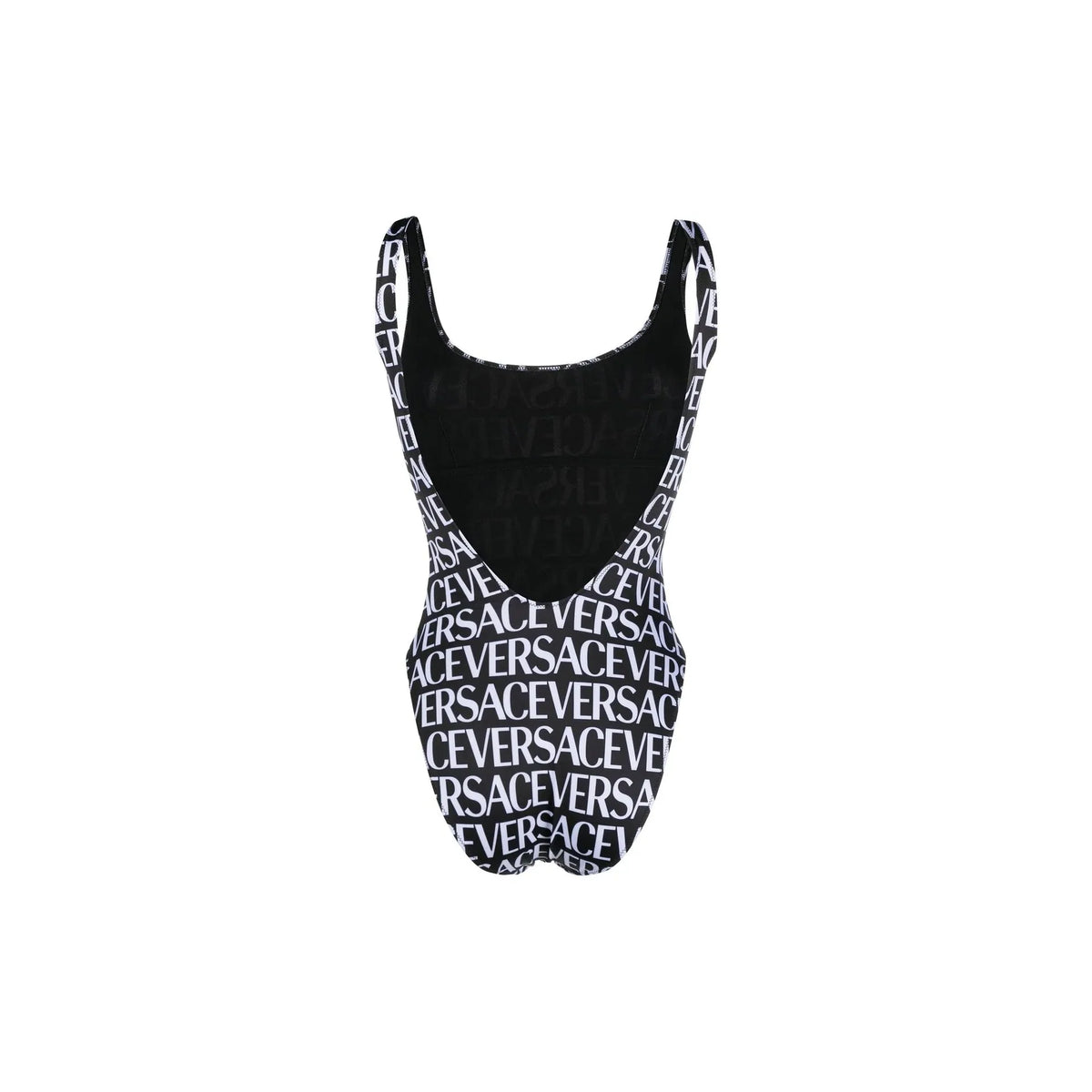Versace All-Over Logo One-Piece Swimsuit