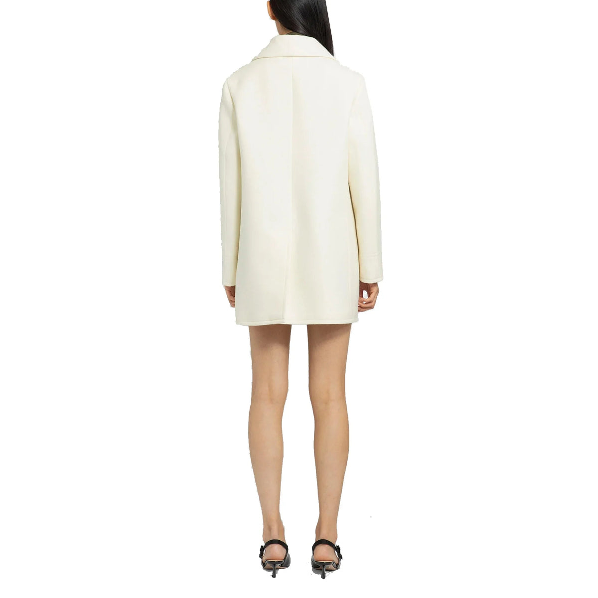 Prada Double-Breasted Wool Coat