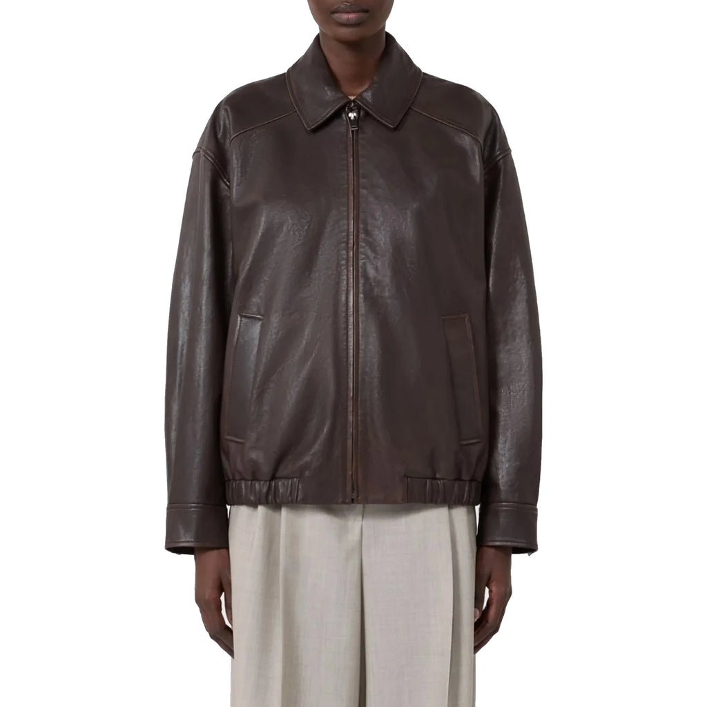 Max Mara Weekend Cose Leather Jacket
