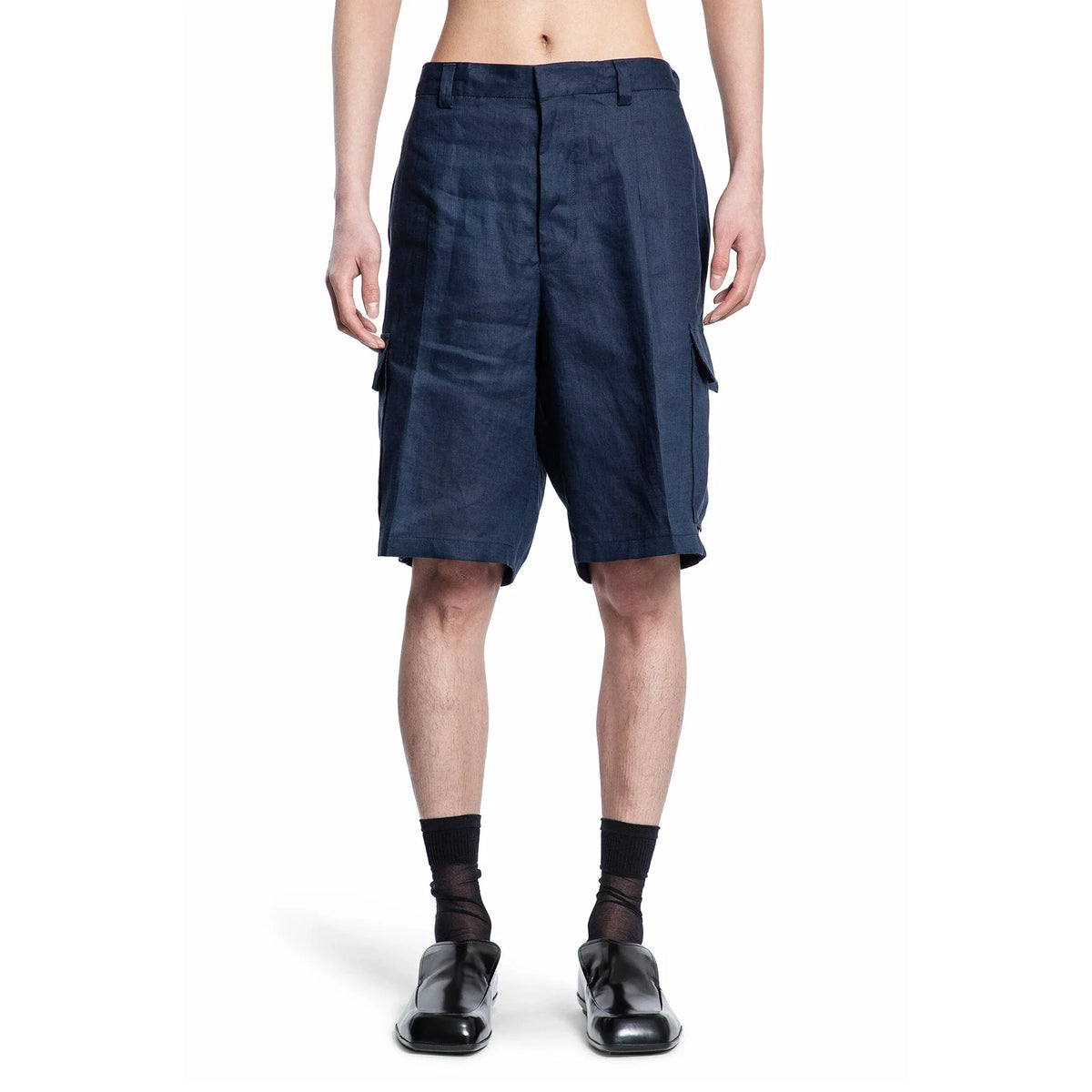 Prada Linen Bermuda
