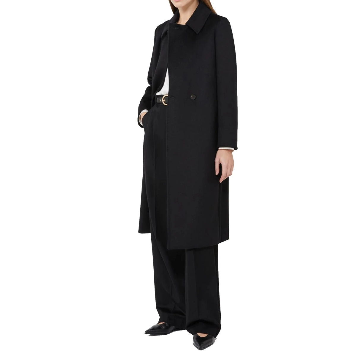 Max Mara Studio Bcollag Wool Coat
