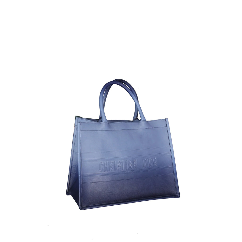 Christian Dior Leather Medium Book Tote Bag