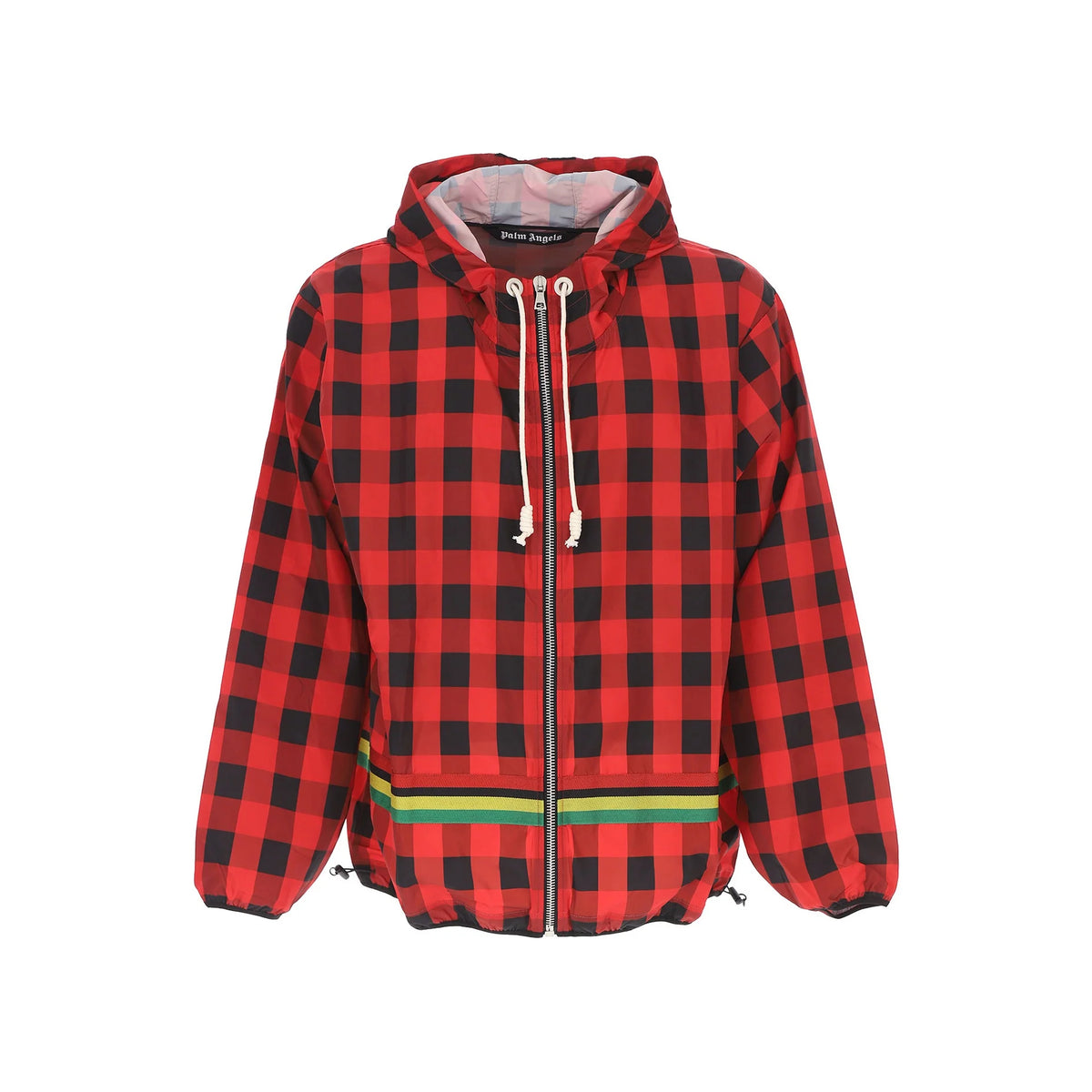 Palm Angels Checked  Windbreaker Jacket