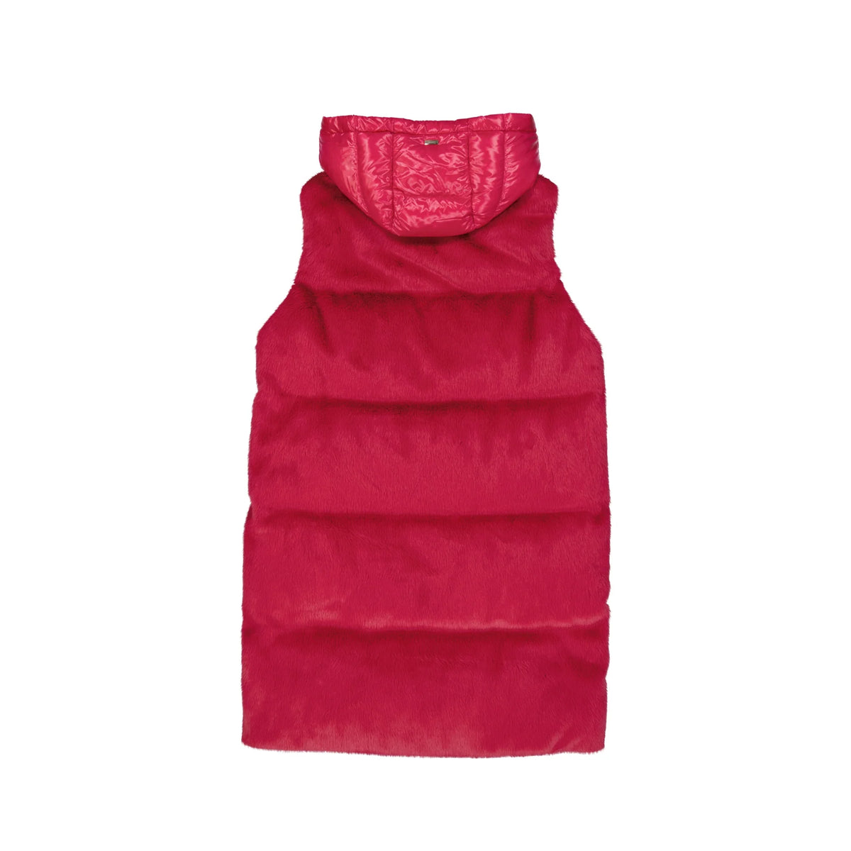 HERNO Padded Faux Fur Vest Coat