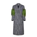 Prada Herringbone Wool Coat