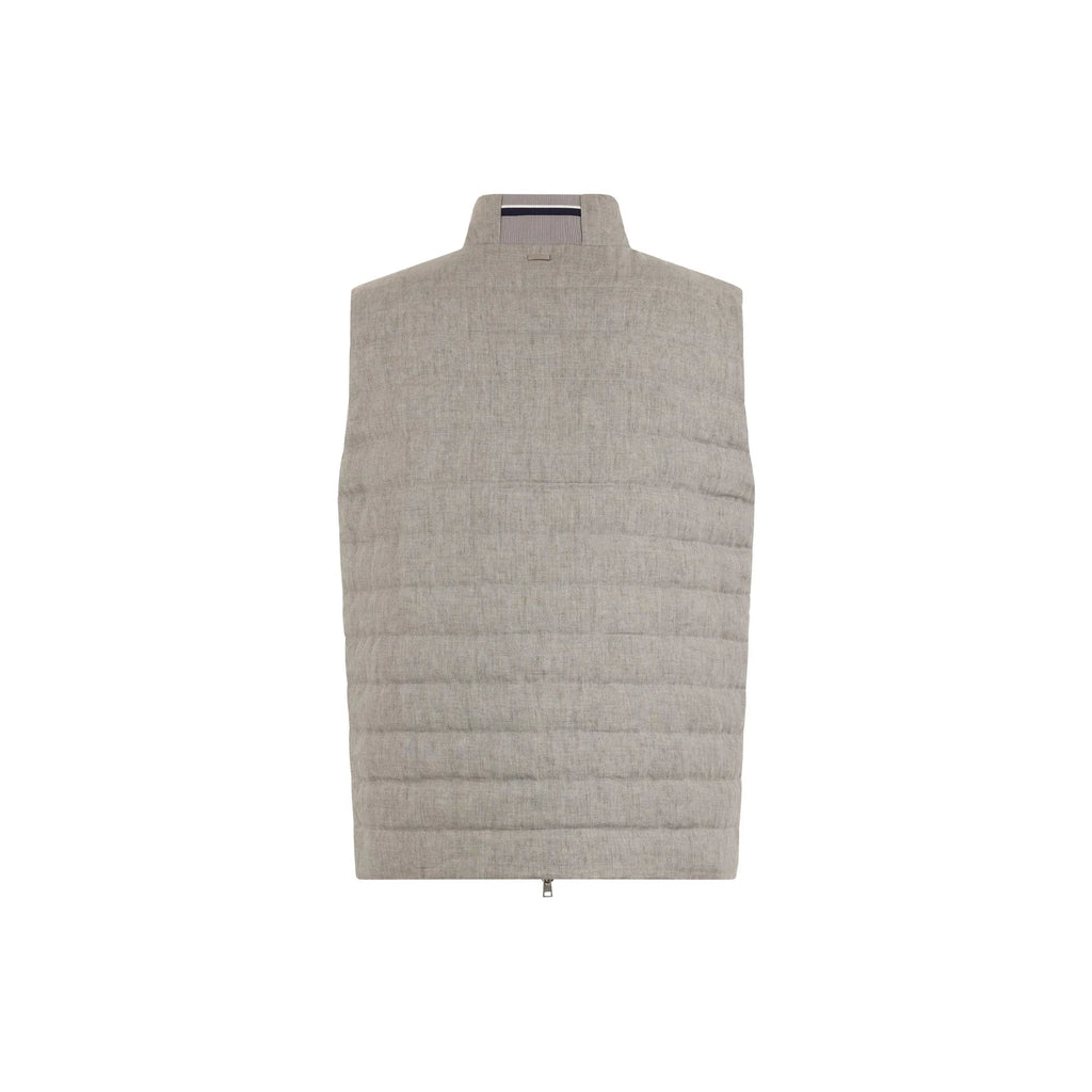 Herno Linen Down Gilet