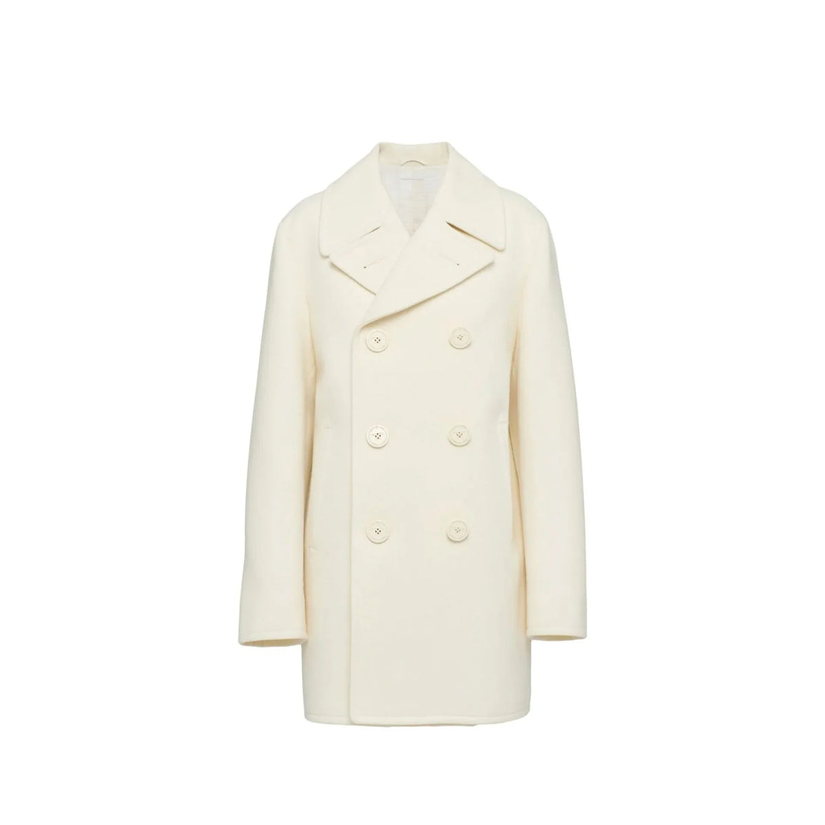 Prada Double-Breasted Wool Coat