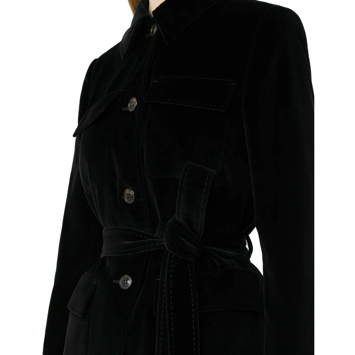 Max Mara Studio Velvet Crusca Jacket
