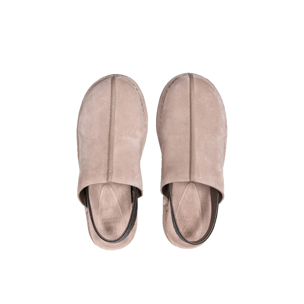 Brunello Cucinelli Suede Clogs Mules