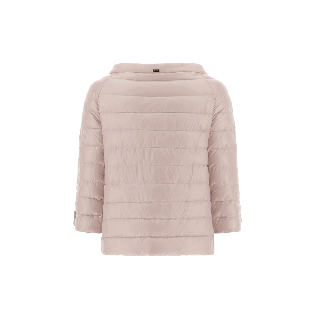 HernoCropped Sleeve Down Jacket